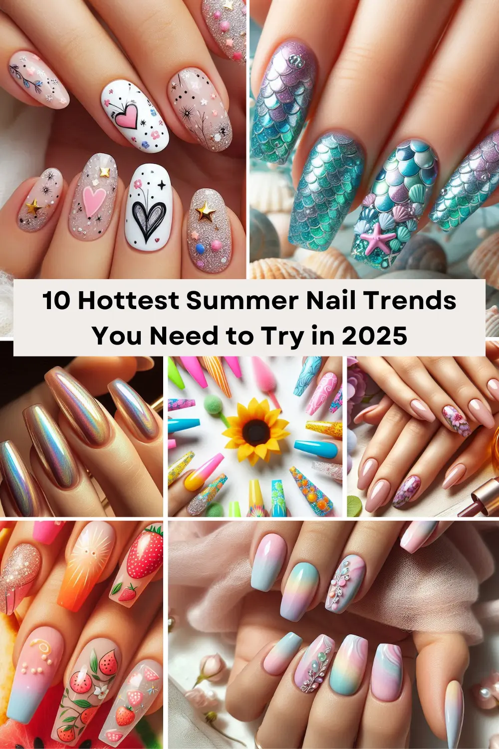 10 Hottest Summer Nail Trends 2025 – Vibrant & Trendy Manicure Ideas