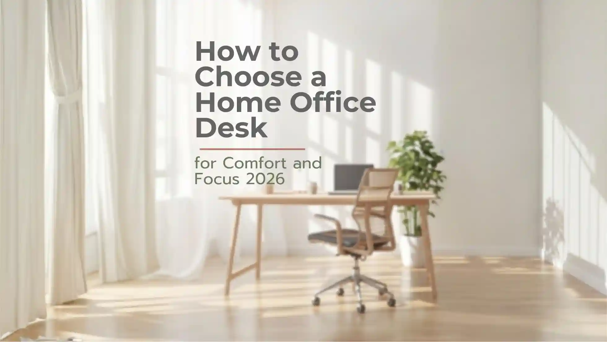 How to Choose a Home Office Desk for Comfort and Focus 2026
